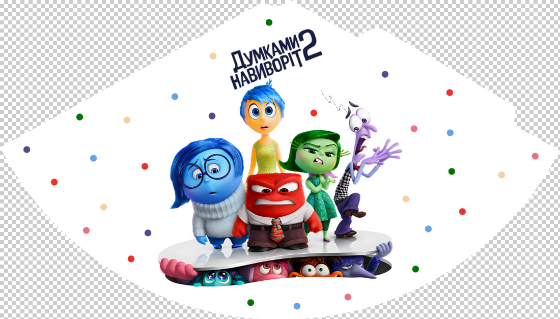 Ковпачки "Думками навиворіт" білі поштучно, фото 1