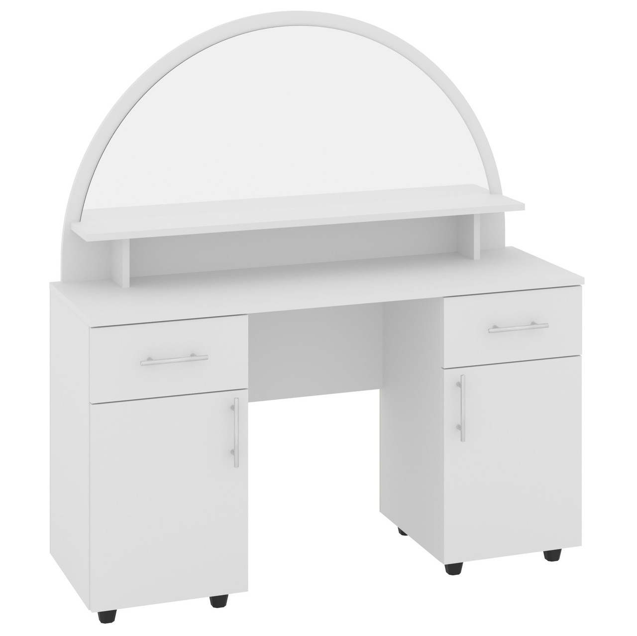 Туалетний столик з тумбами Трюмо-2 Білий (116х38х127) Пєхотін, фото 1