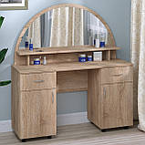 Туалетний столик з тумбами Трюмо-2 Венге (116х38х127) Пєхотін, фото 5