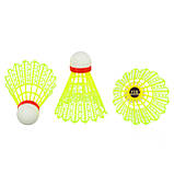 Волани для бадмінтону нейлонові 6 шт. у тубусі FOX C102, фото 3