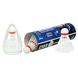 Волани для бадмінтону нейлонові 6 шт. у тубусі FOX C103, фото 2