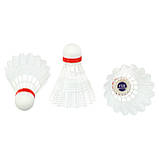 Волани для бадмінтону нейлонові 6 шт. у тубусі FOX C103, фото 4