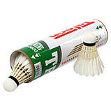 Волани для бадмінтону перові 6 шт. у тубусі TELOON TB3600, фото 2