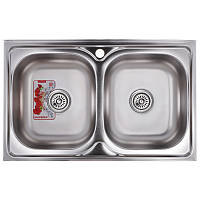 Мійка накладна Z8050D-08-180E DOUBLE SATIN, ZERIX, Арт.59083