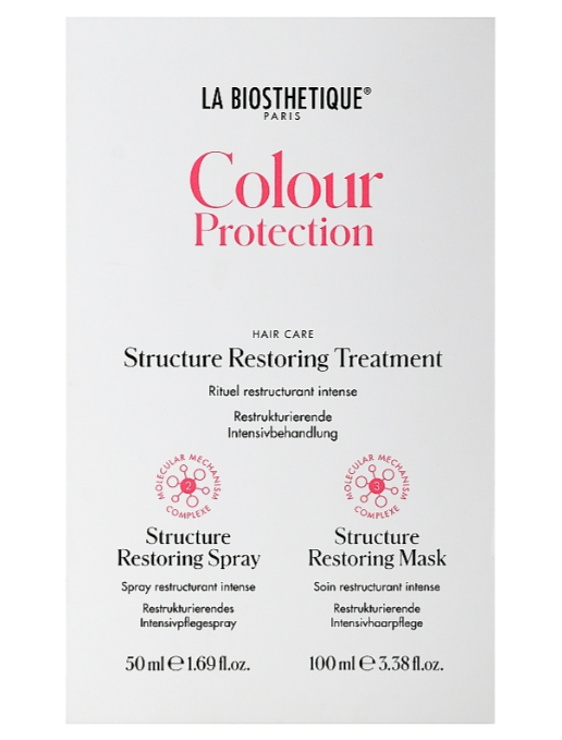Набір - La Biosthetique Colour Protection Structure Restoring Treatment (mask/100ml + spray/50ml), фото 1