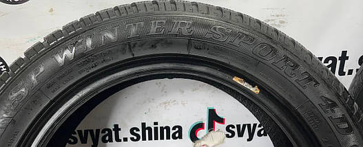 Шини б/у 205/55R16 DUNLOP SP WINTER SPORT 4D зима легкові, фото 4