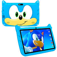 Планшет дитячий Q Kids Tablets 2/32Гб 4000 мАг з захисним чохлом Android для дітей для ігор Блакитний
