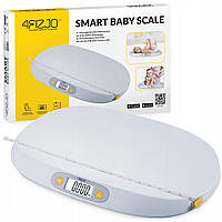 Ваги для немовлят 4FIZJO Smart Baby Scale до 25 кг White (P-5905973404075)