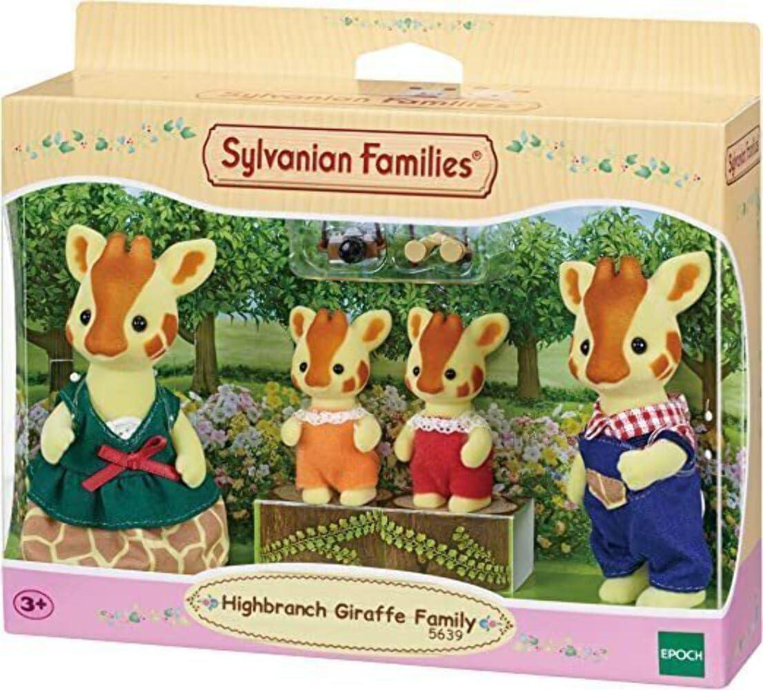 Sylvanian Families семья жирафов 5639 Calico Critters Highbranch Giraffe Family CC1977, фото 1