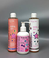 Детский набор уходовой косметики Top Beauty (Шампунь-гель, Пена для ванны, молочко для тела)