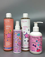 Детский набор уходовой косметики Top Beauty (Шампунь-гель, Пена для ванны, молочко для тела, спрей для волос)