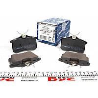 Колодки гальмівні (задні) VW Caddy III 04-/Peugeot 308 07-/Citroen C4 04- (87.1x52.8x17.2)