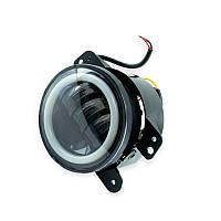 Фара протитуманна Toyota LED (100мм 4") 30W, ангел.очки, ДХО 3 лінзи (виписувати кратно 2) Megalight