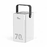Повербанк з підсвічуванням Konfulon 70000 mAh переносний потужний повербанк 22.5 Вт Power Bank зі швидкою зарядкою, фото 3