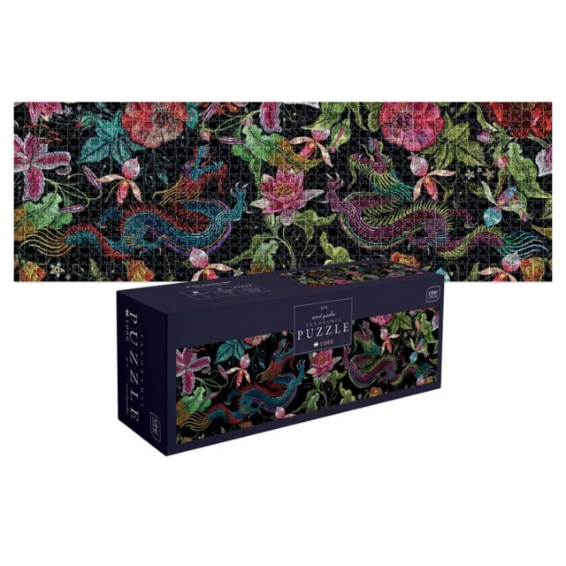 Пазли тришарові панорамні Secret Garden 4 Interdruk 1000 шт 370112