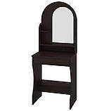 Туалетний столик з ящиком Трюмо 6 Горіх (60х45х155), фото 2