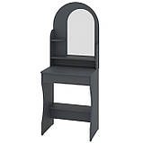 Туалетний столик з ящиком Трюмо 6 Горіх (60х45х155), фото 4