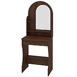 Туалетний столик з ящиком Трюмо 6 Дуб крафт білий (60х45х155), фото 2