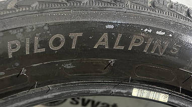 Шини б/у 215/55 R18 MICHELIN PILOT ALPIN 5, легкові, зимові, фото 5