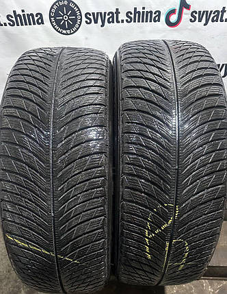 Шини б/у 215/55 R18 MICHELIN PILOT ALPIN 5, легкові, зимові, фото 1