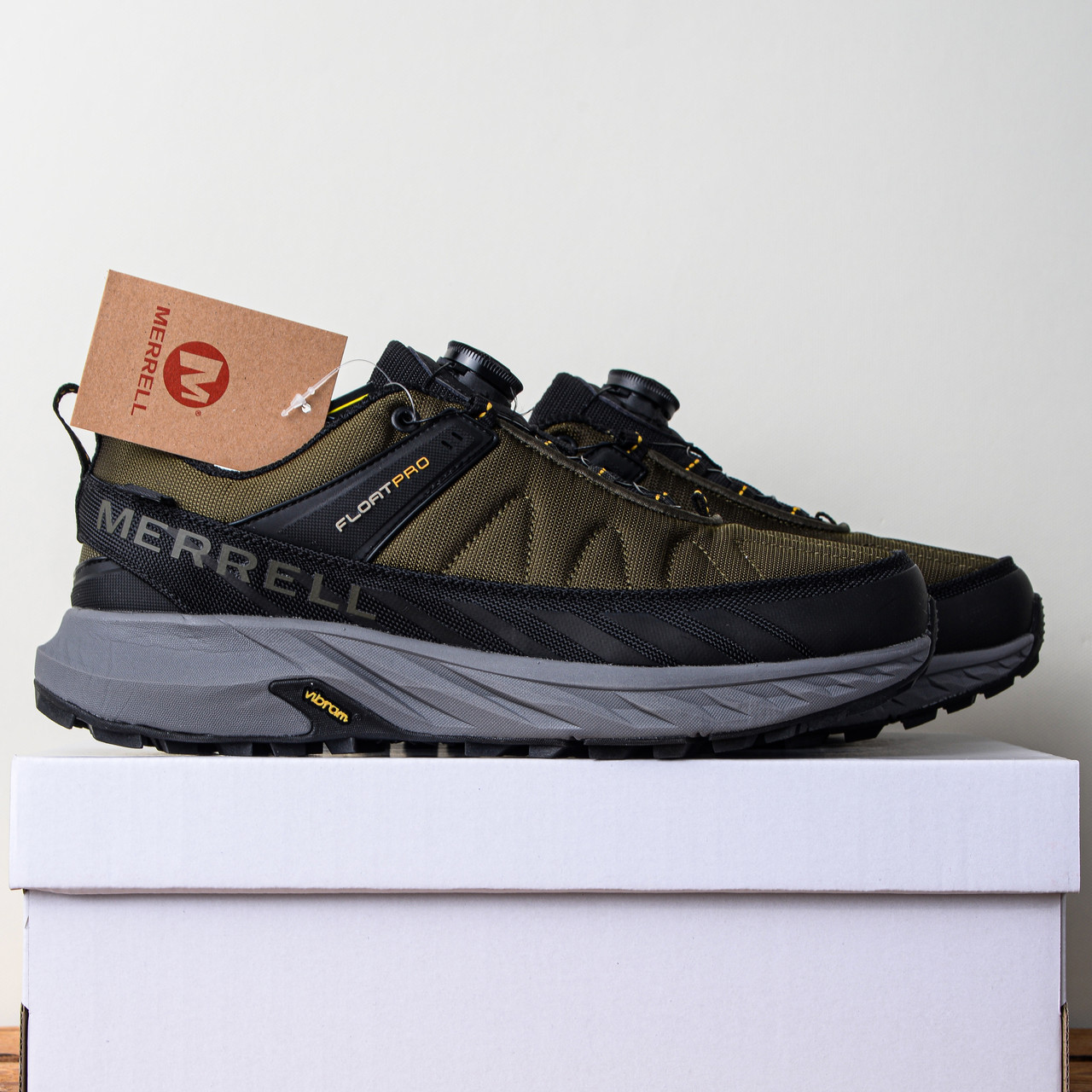 АКЦІЯ!! ТЕРМО Зимові Кросівки Merrell Floаt Pro Черевики хакі з чорним