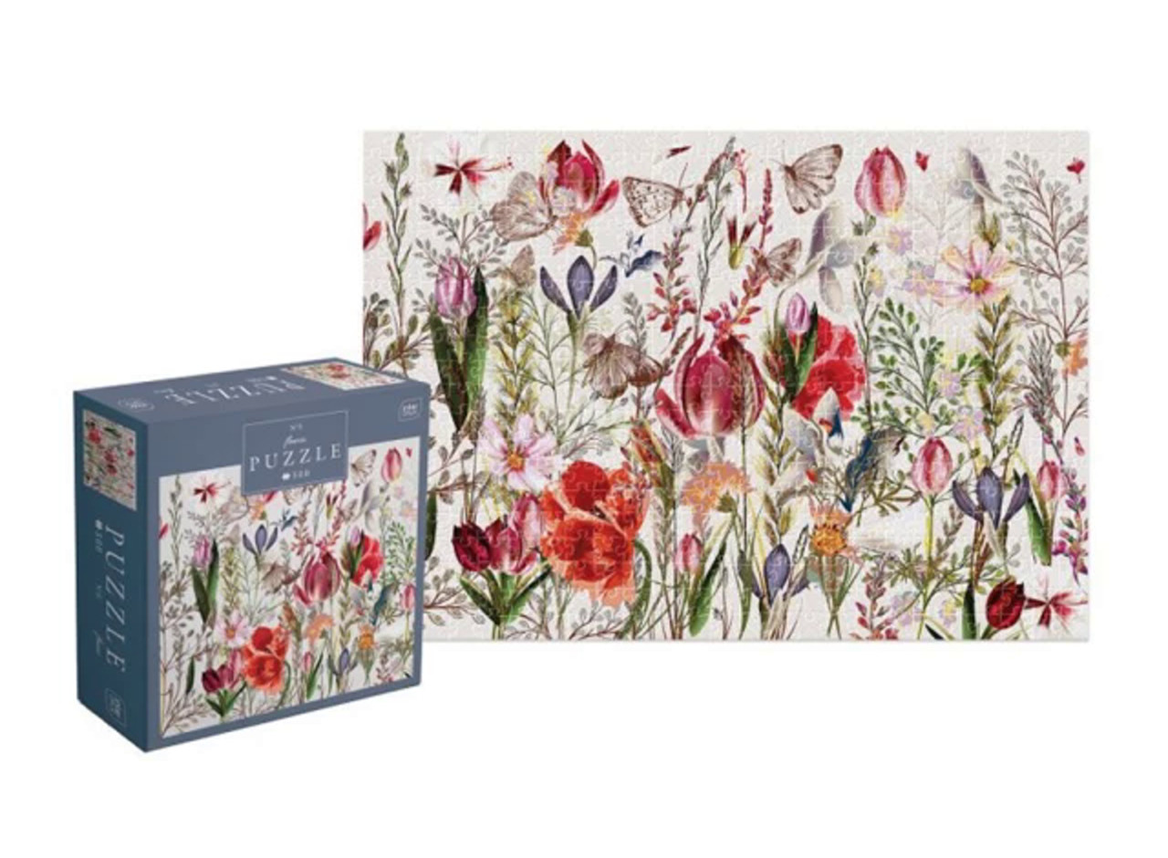 Пазли тришарові панорамні 500 елем. Flowers 5 Interdruk 370082