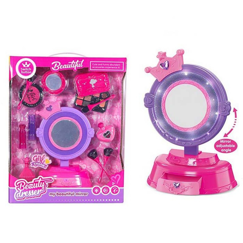 Трюмо дитяче ігрове MS-6622, 25 см, звук, світло, аксесуари, на батарейках, фото 1