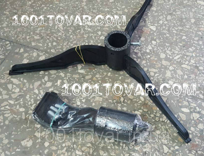 Тренога - підставка для Новорічної ялинки пластикова, розбірна (чорна), фото 1