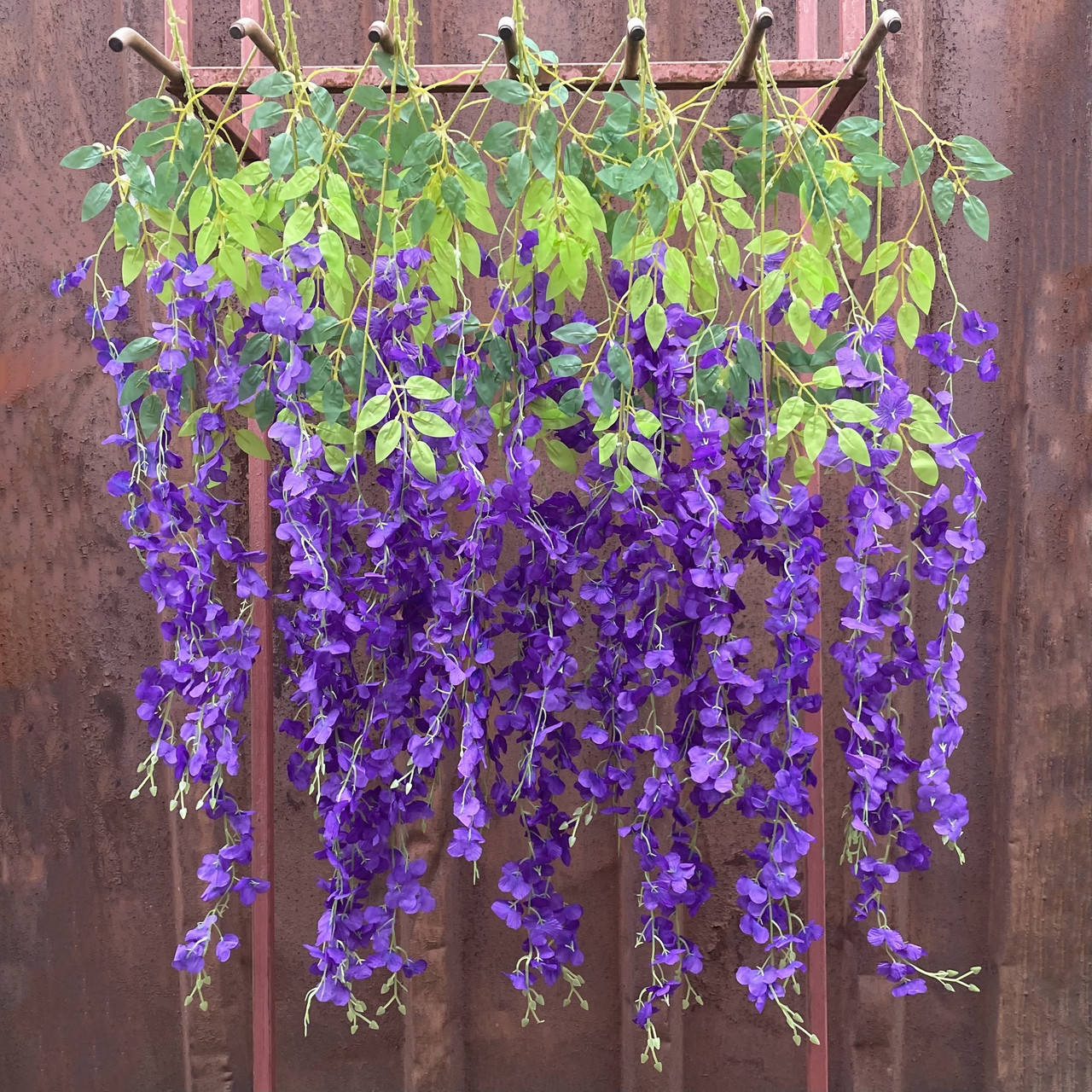 Гілка ампельна гліцинія звисаючі фіолетова 110 см (за 12 шт.), фото 1