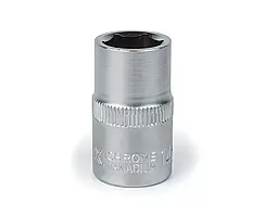 Насадка торцева шестигранна 14 mm, 1/2"", CrV