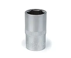 Насадка торцева шестигранна 16 mm, 1/2"", CrV