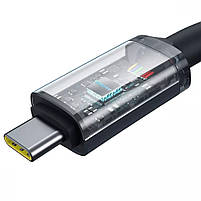 Кабель Baseus Crystal Shine USB3.2 Full Featured Type-C to Type-C 100W (1.5m), фото 5