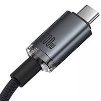 Кабель Baseus Crystal Shine USB3.2 Full Featured Type-C to Type-C 100W (1.5m), фото 10