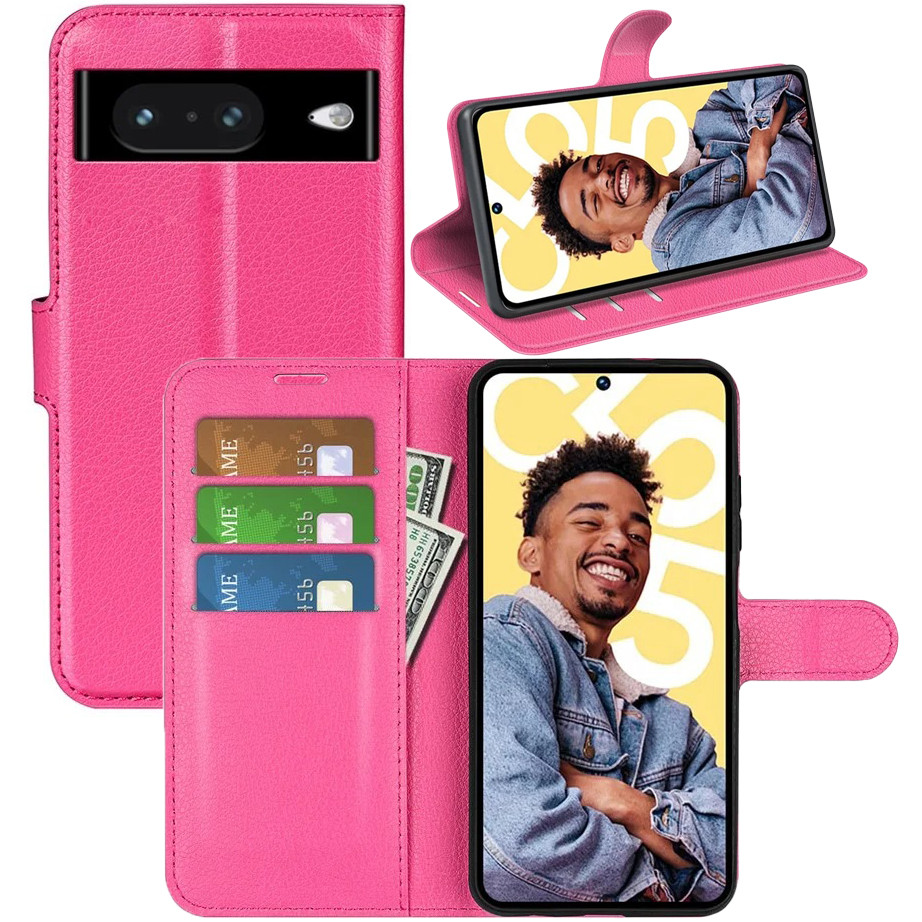 Чохол-книжка Litchie Wallet для Google Pixel 8 Rose, фото 1