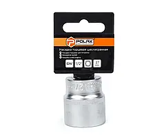 Насадка торцева шестигранна 27 mm, 1/2"", CrV