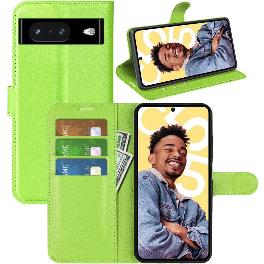 Чохол-книжка Litchie Wallet для Google Pixel 8 Light Green, фото 1