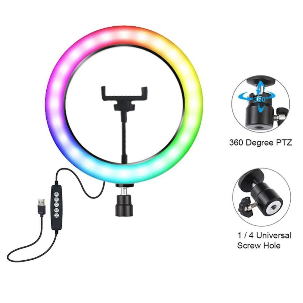 Лампа Кільцева RGB LED (30 cm) RD-30