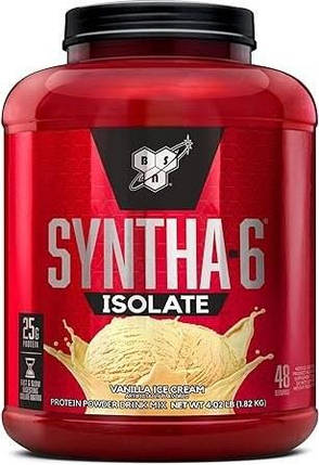 Сироватковий ізолят BSN Syntha-6 Isolate 1820 г (полуниця), фото 3