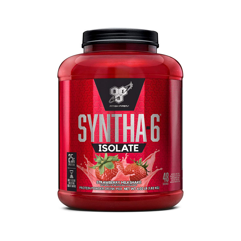 Сироватковий ізолят BSN Syntha-6 Isolate 1820 г (полуниця)