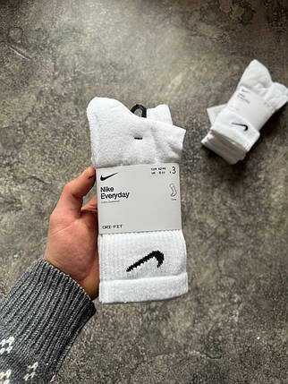 Набір високі чоловічі шкарпетки Nike Everyday Dri-Fit (упаковка 3 пари), фото 1