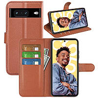 Чохол-книжка Litchie Wallet для Google Pixel 8 Brown