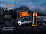 Ліхтар ручний Fenix PD40R V3.0 + Акумулятор 5000mAh (3000LM, Luminus SST-70, USB-C, IP68, 21700, 500 метрів), фото 6