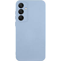 Чохол TPU GETMAN Liquid Silk Full Camera для Samsung Galaxy S24 FE Блакитний / Lilac Blue