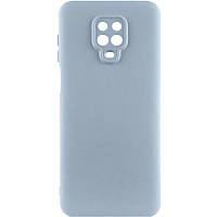 Чохол TPU GETMAN Liquid Silk Full Camera для Xiaomi Redmi Note 9s / Note 9 Pro / Note 9 Pro Max Блакитний / Lilac Blue