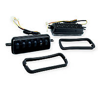 Підфарник 21214 передні LED 110W 11 світлодіодних елементів (к-кт 2 шт) Megalight