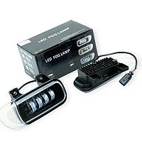 Фара протитуманна ГАЗ, ЗІЛ, Камаз, УАЗ LED 4 діодні елементи металевий корпус (к-кт 2 шт) BLASKAR