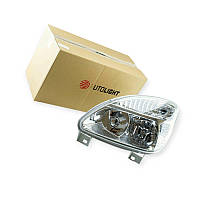 Фара ГАЗ 3302, 2217, 2752 ліва новий зразок (4 блоки) вбудовані LED ходові вогні AutoLight