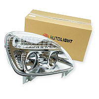 Фара ГАЗ 3302, 2217, 2752 права новий зразок (4 блоки) вбудовані LED ходові вогні AutoLight