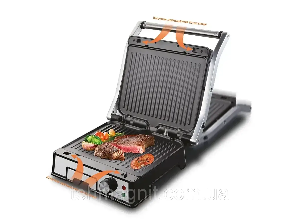Гриль контактний 3000 Вт BBQ BITEK BT-2687