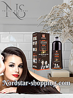 Шампунь фарба для волосся темно-коричнева(зафарбовує сивину)